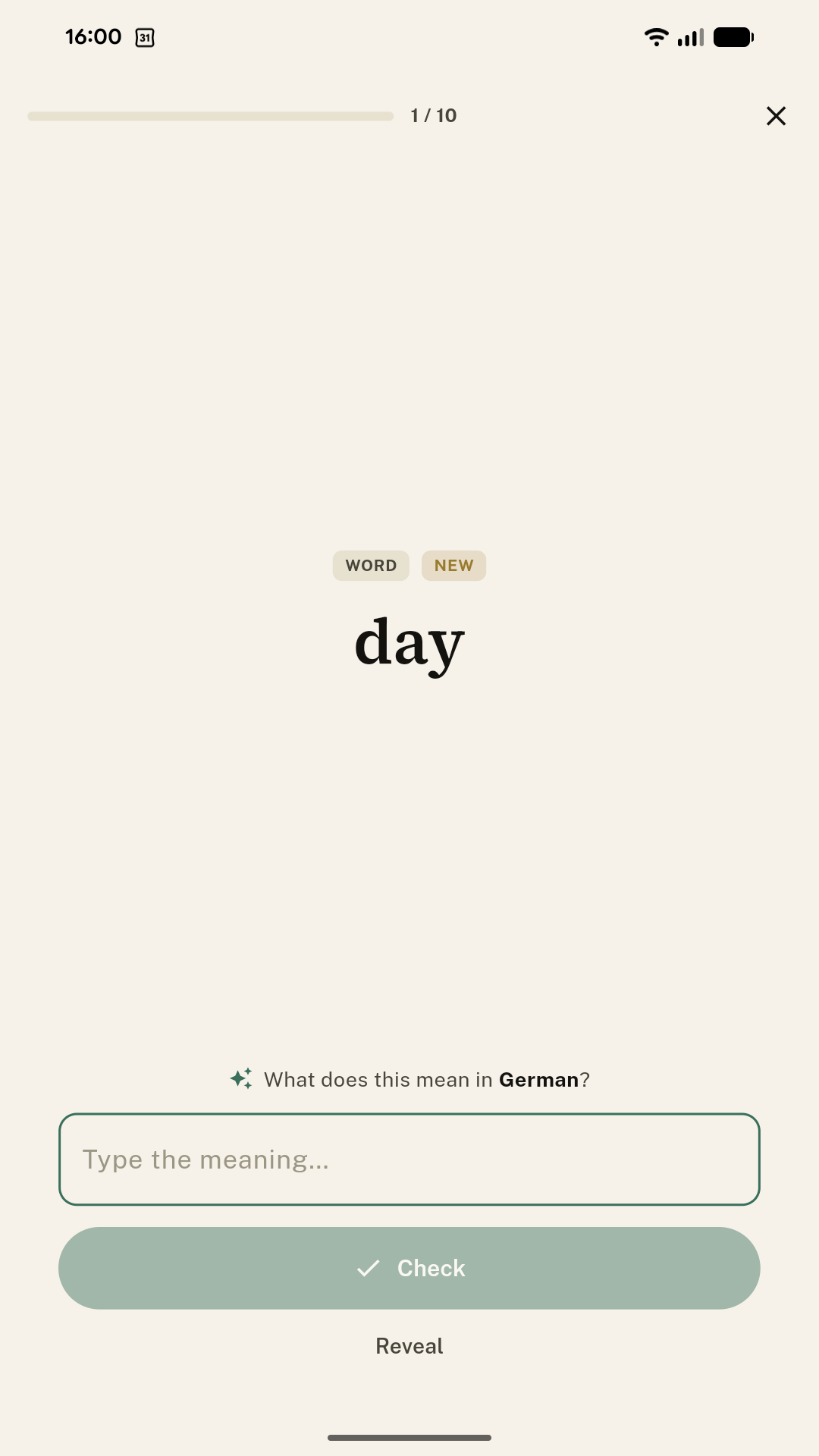 Recall card: what does this mean in German?
